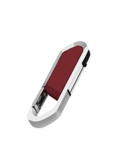 اشتري USB Flash Drive, Portable Metal Thumb Drive with Keychain, USB 2.0 Flash Drive Memory Stick, Convenient and Fast Pen Thumb U Disk for External Data Storage, (1pc 32GB Red) في الامارات