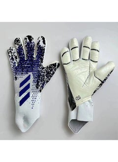 اشتري Soccer Goalkeeper Gloves, Youth Adult Soccer Goalkeeper Gloves, High Performance Goalkeeper Gloves, Breathable Soccer Gloves, 4+3mm Super Grip, For Toughest Saves, Training And Matches في الامارات