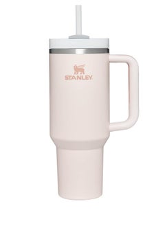 Buy Stanley Quencher H2.0 FlowState Tumbler 40 OZ Rose Quartz Stainless Steel Vacuum Insulated with 3-Position Lid and Straw Perfect for Water Iced Tea Coffee On-the-Go Hydration Ideal Gift Stanley Cup in UAE