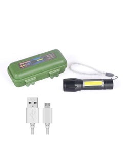 Buy Mini USB rechargeable  flashlight  3 Mode in Egypt