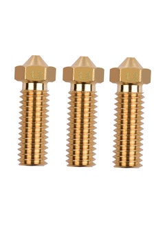 Buy 3pcs 3D Printer Extruder Brass Volcano Nozzle M6 Thread Printer Head 1.2mm Output for Sidewinder X1 TEVO Little Monster 1.75mm Filament in UAE