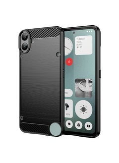 Buy Slim Fit Phone Cover with Shock-Absorption, Carbon Fiber TPU Rubber Protective Case For Nothing CMF Phone 1 /cmf by NOTHING Phone 1 Black in Saudi Arabia