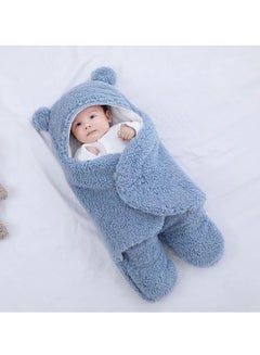 Buy Baby Sleeping Bags Thicken Newborn Baby Wrap Blanket Winter Warm Newborn Envelope Soft Infant Sleeping Bag 0-9 Months in UAE