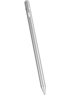 اشتري Theodor Stylus Pen for iPad with Tilt Sensitivity, iPad Stylus Pencil for Apple iPad 10/9/8/7/6, iPad Pro 11, iPad Pro 12.9, iPad Mini 6/5, iPad Air 5/4/3, Palm Rejection, Magnetic Attachment, Silver في الامارات