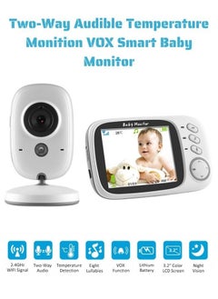 Buy 3.2inch LCD Display Wireless Babies Video Monitor With Night Vision Temperature Monitoring in Saudi Arabia