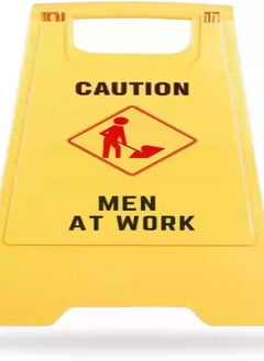 Buy KNP Portable Self Standing Sign Board (MEN AT WORK) is an essential safety tool used to indicate that work is actively being carried out in a specific area. in UAE