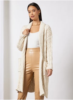 اشتري Longline Chunky Cardigan في السعودية