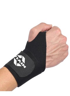 Buy Nivia Orthopedic Wrist support for gym with thumb Support, wrist supporter for men and women, for weightlifting, gym accessories, wrist wrap for fitness training, Made of neoprene and Velcro in UAE