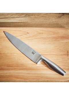 Buy Glisten 8-inch Chef Knife with Steel Handle 38 x 2.8 x 8.2 cm in Saudi Arabia