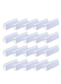 اشتري Table Skirting Clips Transparent Windproof Table Cover Holder Clamps Clear Table Edge Clips for Wedding Home Meeting Party Picnic Patio Banquet Indoor Outdoor Events في السعودية