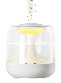 Buy Mini Cool Mist Humidifier, Top-Fill Cool Humidifier for Baby Room & Home, Top Fill Essential Oil Diffuser, with 7 Ambient Light Settings for Plants, 2 Mist Modes, 440ml in UAE