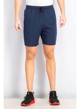 Buy Men Sportswear Fit Active Training Shorts, Navy Blue in Saudi Arabia