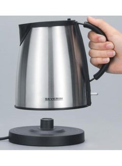 Buy Electric cordless kettle 1 liter 1350w wk 3348 black/silver in Saudi Arabia