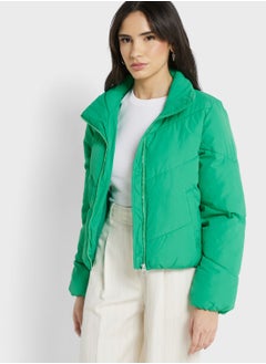 Buy High Neck Puffer Jacket in UAE