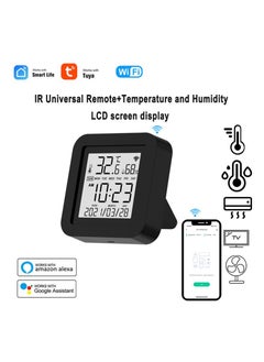 Buy UanTii Smart Wifi IR Remote Control with Temperature Humidity Sensor Tuya Universal Remote Controller App Remote Control Support Alexa and Google Assistant in Saudi Arabia