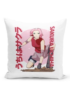 اشتري Naruto Throw Pillow Sakura Uchiha Couch Cushion kunoichi Accent Pillow Konohagakure Manga Fan Gift-Naruto: Shippuden في الامارات