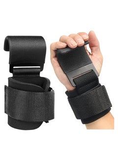 DMoose Paire De Crochets D'Haltérophilie Avec Rembourrage 8 Mm – Poignées Antidérapantes Pour Deadlift, Shrugs, Rows – Homme & Femme