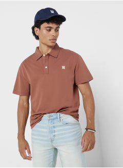 اشتري Men'S Polo Solid Short Sleeve T-Shirt في الامارات