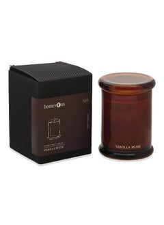 Buy Abir Vanilla Musk Candle, White - 160g in UAE