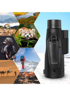 Buy New product 12×50 monocular telescope large diameter HD bird watching telescope outdoor lightweight handheld telescope in Saudi Arabia