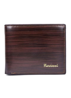 اشتري Multifunctional Leather Wallet Brown في الامارات