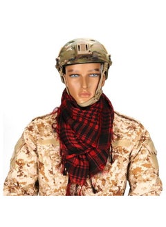 Buy Outdoor Hiking scarf ,men & women tactical 100% cotton military head neck wrap shawl motorcycle hiking paintball face mask 42”x42” in UAE