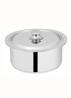 اشتري SONEX Global Cooking Pot Tope Set – Premium Stainless Steel with Lid, 28 cm, Energy Efficient Sandwich Bottom, Long Edges for Stability, Ideal for Healthy Cooking, Durable & Versatile Design في الامارات