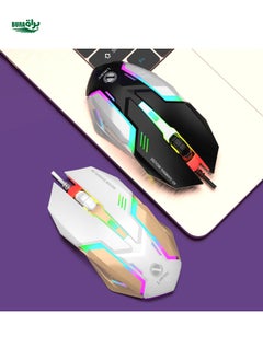 اشتري الماوس السلكي للألعاب مع LED RGB للتنفس ، والتوصيل والتشغيل ، الماوس كمبيوتر USB ERGONIMIC لنظام التشغيل Windows/PC // لاعبي الكمبيوتر المحمول في الامارات