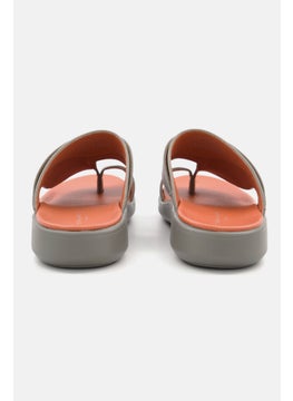 اشتري Men Slip On Sandals, Grey/Brown في الامارات