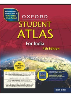 Buy Oxford Student Atlas for India, Fourth Edition - Useful for Competitive Exams in UAE