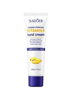 Buy VITAMIN E EVENING PRIMROSE HAND CREAM HYDRATING NOURISHING MOISTURIZER SKIN CARE HAND CREAM 60 g in UAE