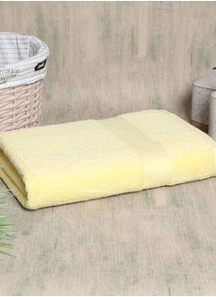 اشتري Luxuria Pima 600 Gsm Bath Towel Butter 140x70 cm في الامارات