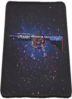 Buy Generic Rubber Gaming Mouse Pad With Silk Gliding And Colorful Gun Design 25x20 CM - Multi Color in Egypt