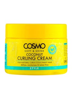 Buy Soft And Shine Coconut Curling Cream For Natural Curly And Coily And wavy Hair 325g in Saudi Arabia