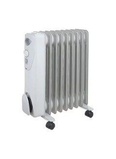 Buy Jac Oil Heater, 1500 Watt, 9 Fins, White- NGH-329 in Egypt