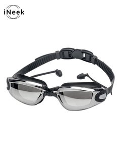 Buy iNeek HD Adult Electroplating Swimming Goggles-black in Saudi Arabia