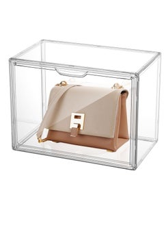 Buy Acrylic Display Case Plastic Storage Boxes, Clear Handbag Display Case, Acrylic Purse Storage Organizers, Plastic Storage Boxes, for Handbags, Shoes, Collectibles, Cosmetic and Toys in UAE