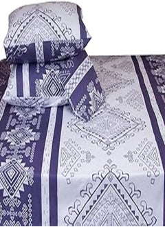 اشتري Family Bed 156 Flat Bed sheet Set Cotton 3 pieces size 180 x 250 cm في مصر