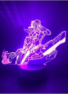 Buy Multicolour 3D Anime LED Night Light Battery Powered Desk Lamp League of Hero Ahri Lore The Nine Tailed Fox Yasuo Li Qing Izeril Timo League of Legends Items in UAE