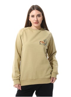 Buy Round Neck Printed Sweatshirt in Egypt