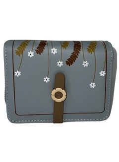 Buy Leather Zip Around Wallet For Women, Blue Sky Colour in Egypt