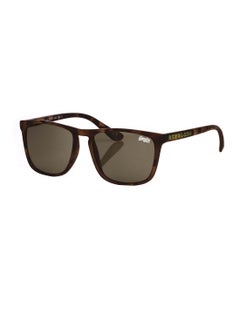 اشتري Superdry SHOCKWAVE Full-Rim Rectangular UV Protection Sunglasses - Brown في الامارات