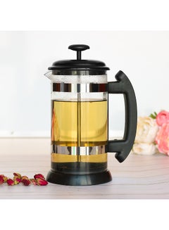 Buy i cafilas 1000ml Stainless Steel French Press Pot Cafetiere Coffee Cup Borosilicate Glass Coffee Maker Tea Filter Tea Maker Scented Tea Herbal Tea French Press in Saudi Arabia