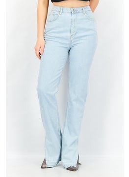 اشتري Women Straight Fit Stretchable Denim Jean, Blue في الامارات