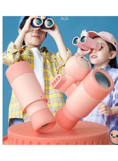 Buy Kids Girls And Boys Mini Binoculars Dismantling HD Focusing Monocular Educational Toys Outdoor Children Binoculars Telescope in UAE