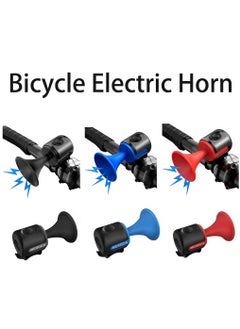 Buy Electric Bike Horn Cycling Bells with Button Battery 120dB Loud Water Proof Detachable Horn For Mountain Bike Road Bike Scooters Use in Saudi Arabia