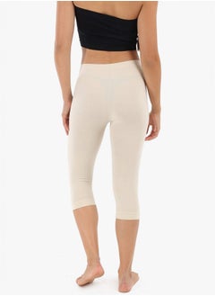 اشتري Elastic Waist Pantacourt Legging في مصر