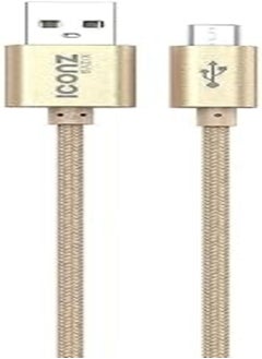 Buy Iconz xbr05g bazix aluminum micro usb cable, 2.1 ampere - gold in Egypt