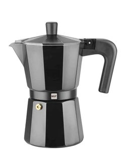 اشتري COFFEE MAKER ALUMINIUM 3 CUPS- BLACK COLOR في مصر