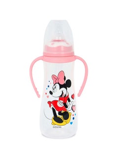 Buy Minnie Mouse Baby Feeding Bottle with Hood 3 Months Plus 250ml  80Z in UAE